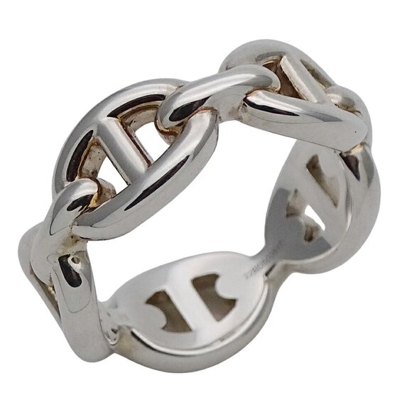 HERMES Silver Ring #51 - Picture 1 of 11